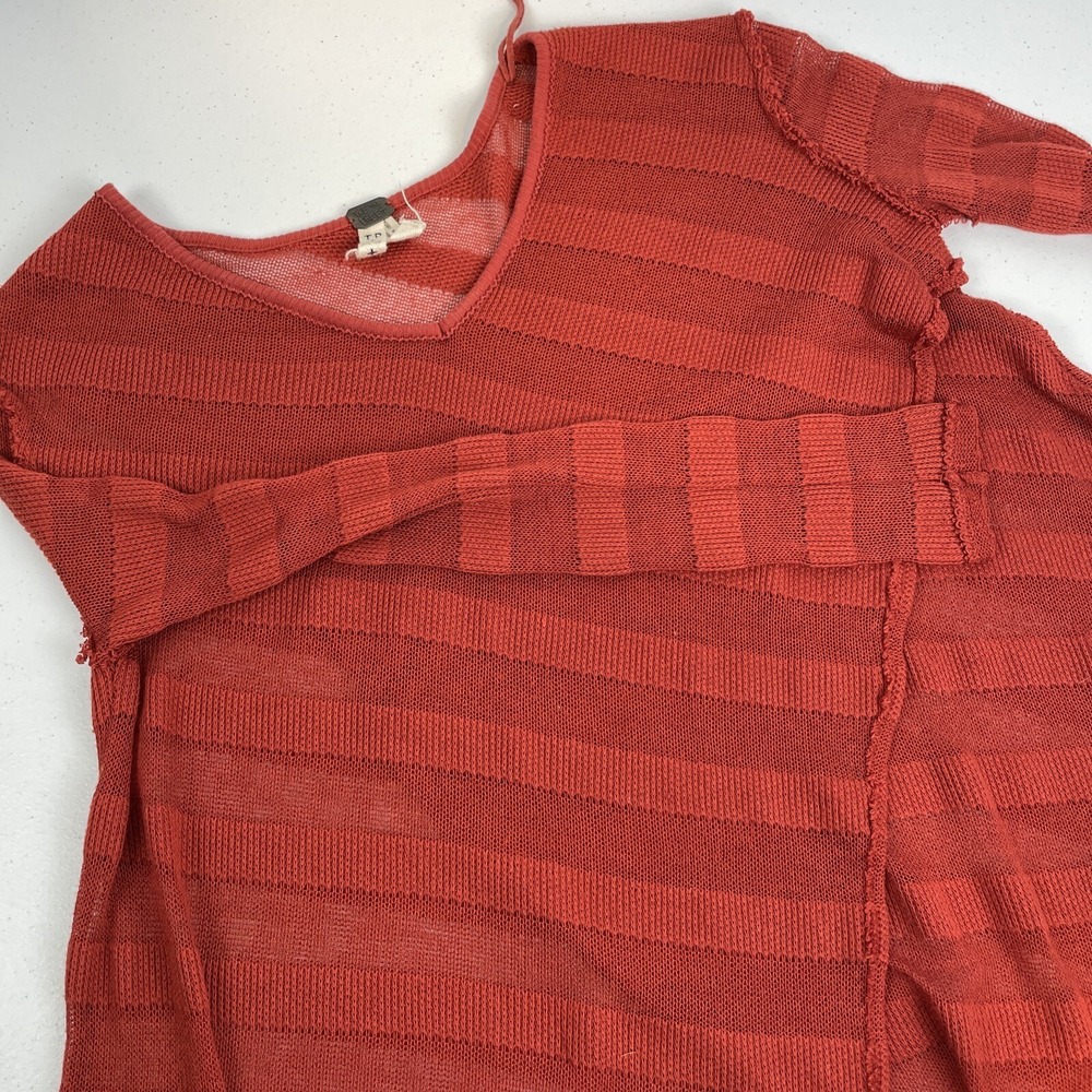 We The Free Dress Women's Size Extra Small Burnt Orange Mesh Knit Midi Boho